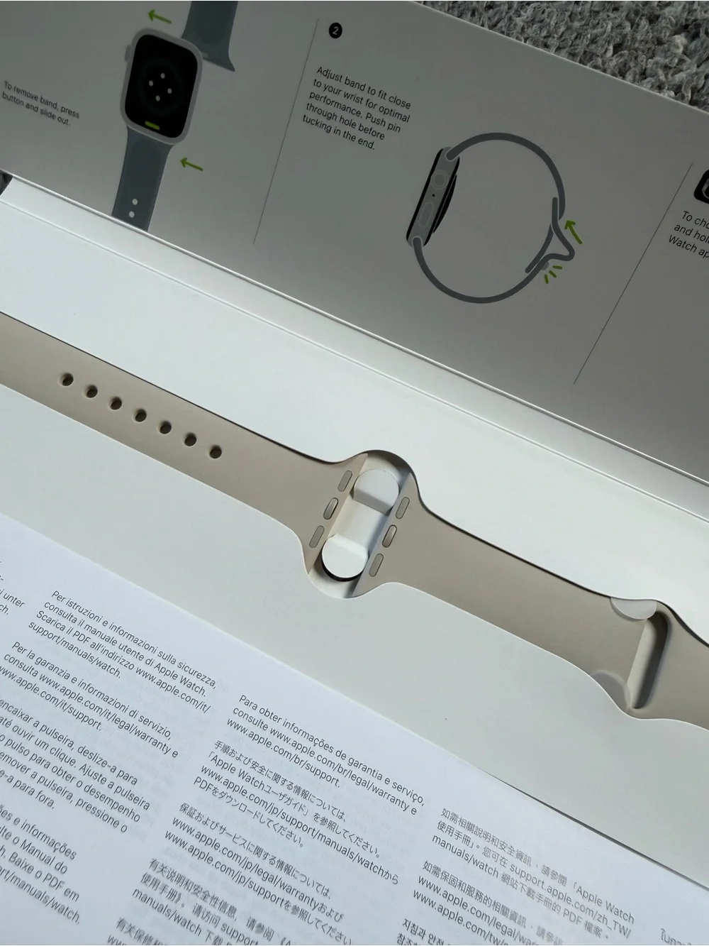 Apple Watch Sport Band 41mm Starlight - NIB Genuine